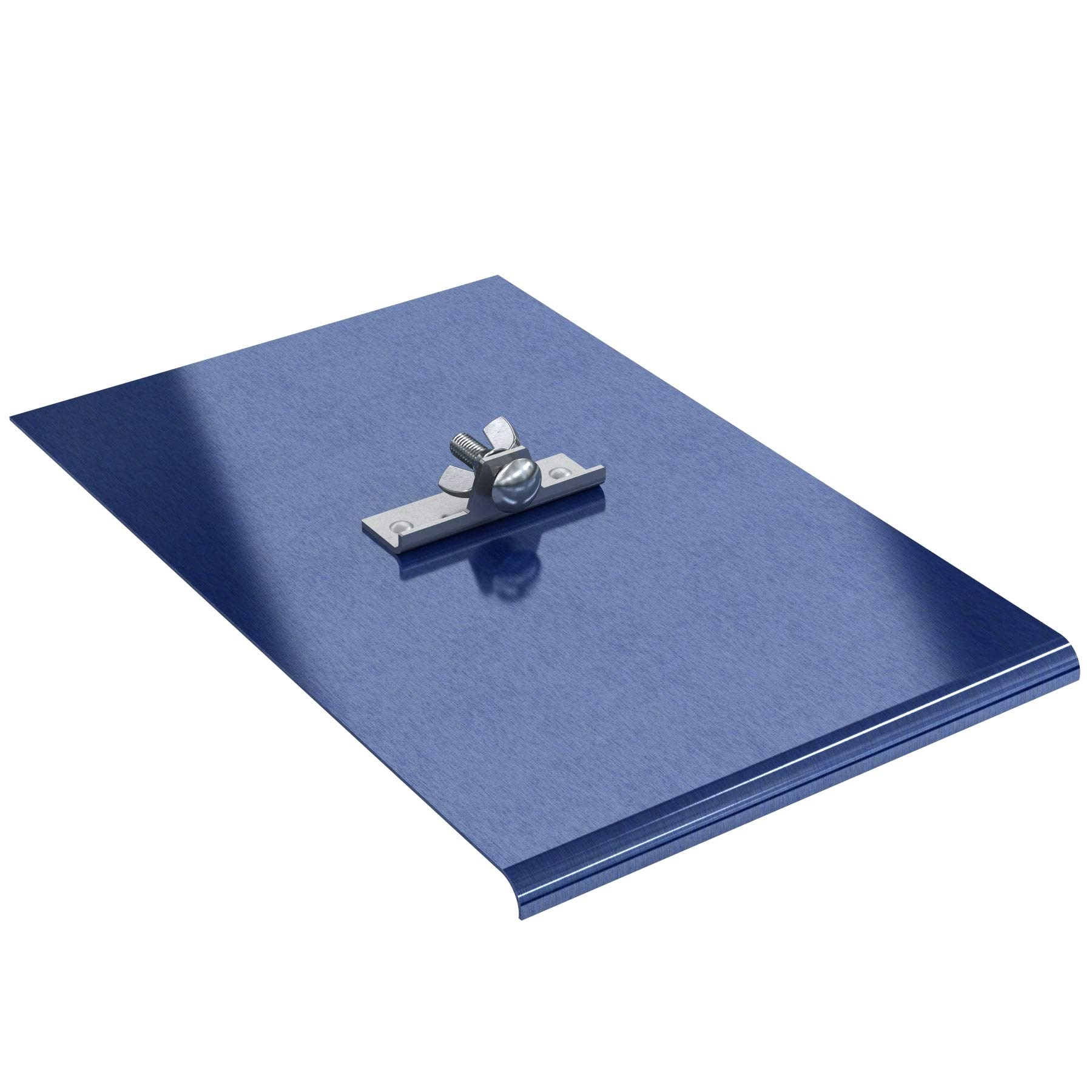 Bon 22-762 Walk Edger - Blue Steel 9-inch X 14-inch - 3/8-inch Radius 1/2-inch Lip