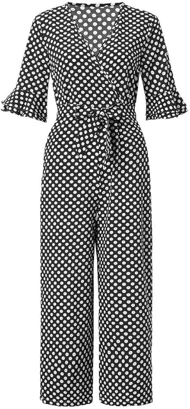polka dot jumpsuit long sleeve