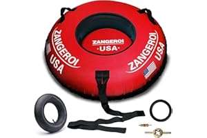 ZANGEROI Snow Tube Snow Tubes for Sledding Heavy Duty Kids Snow sleds for Kids and Adult Heavy Duty Snow sleds for Adults Inflatable Snow Tube Commercial Snow Tube towable Snow Tube