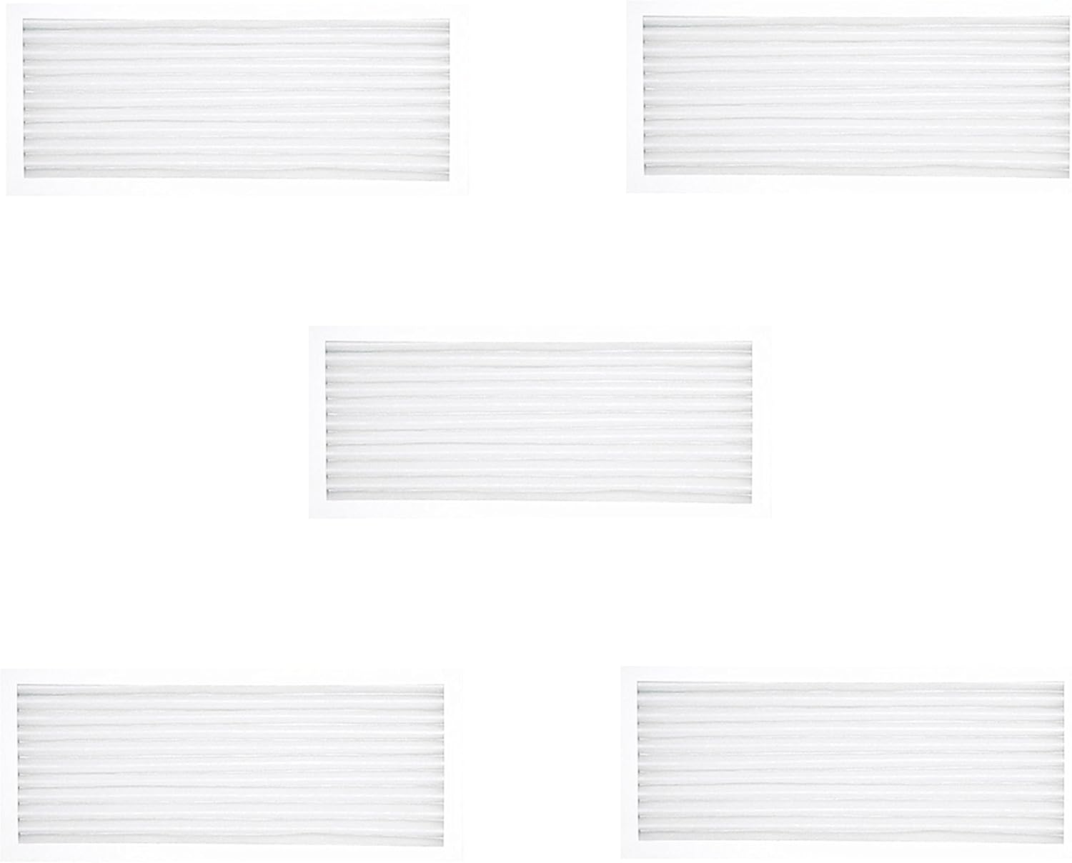 LifeSupplyUSA 5 Pack HEPA Filter Compatible with Hamilton Beach True 04383, TrueAir Compact Pet Air Purifier 04384, Glow Allergen Reducer 04385, 04386 Compare to Part # 990051000,