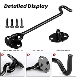 Aiptosy 2 Pack 6'' Door Latch Door Lock