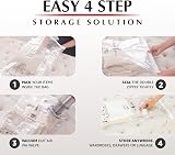 GENIE SPACE Vacuum Storage Bags 110x90cm Airtight 2 Pack for Clothes view 4