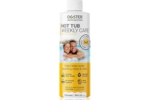 Bio Ouster 3in1 Weekly Hot Tub Cleaner, Conditioner, Clarifier - Hot Tub Chemicals, Inflatable Hot Tub Chemicals, Spa Chemicals for Hot Tub, Spa Cleaner Hot Tub Clarifier, Spa Clarifier (16oz)
