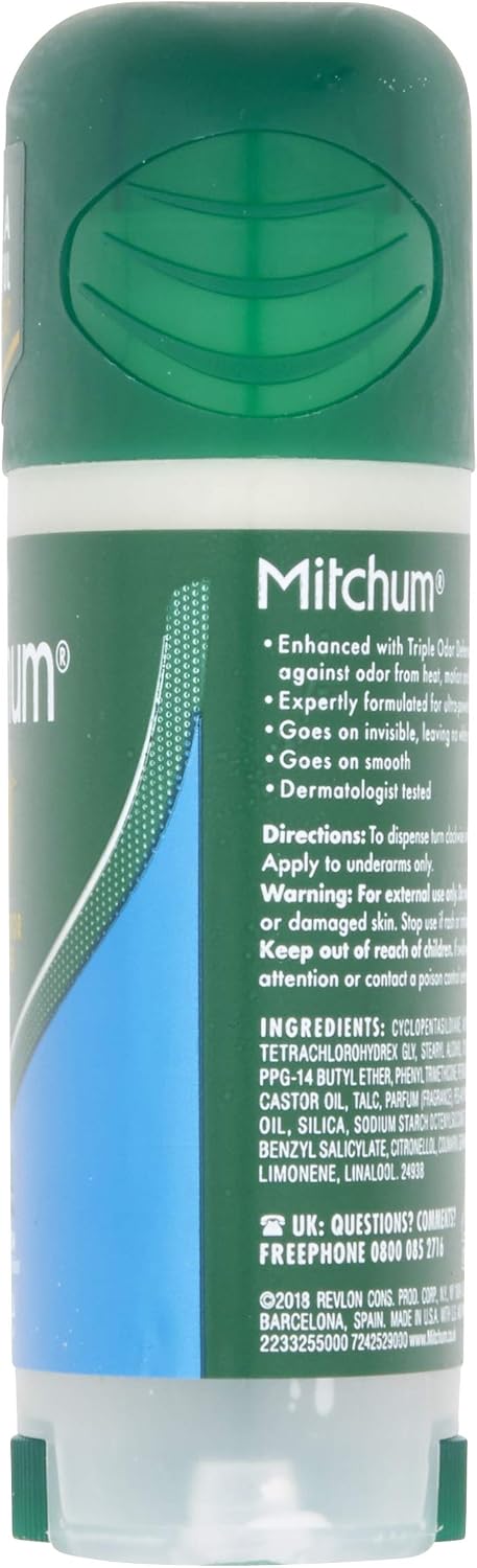 Revlon Mitchum Men Triple Odor Defense 48HR Protection Stick Deodorant & Anti-Perspirant, Ice Fresh, 41 g - Image 4