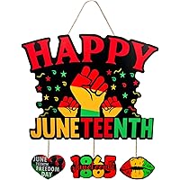 Yexiya 12 Pcs Happy Juneteenth Decorations Juneteenth Honeycomb Centerpieces 1865