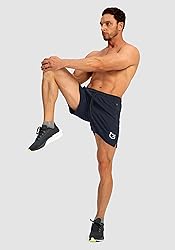 G Gradual Men's Running Shorts with Zipper Pockets