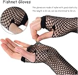 Ronilp 80s Fancy Dress Kit for Women Tutu Leg Warmers Fishnet Gloves Sunglasses view 6