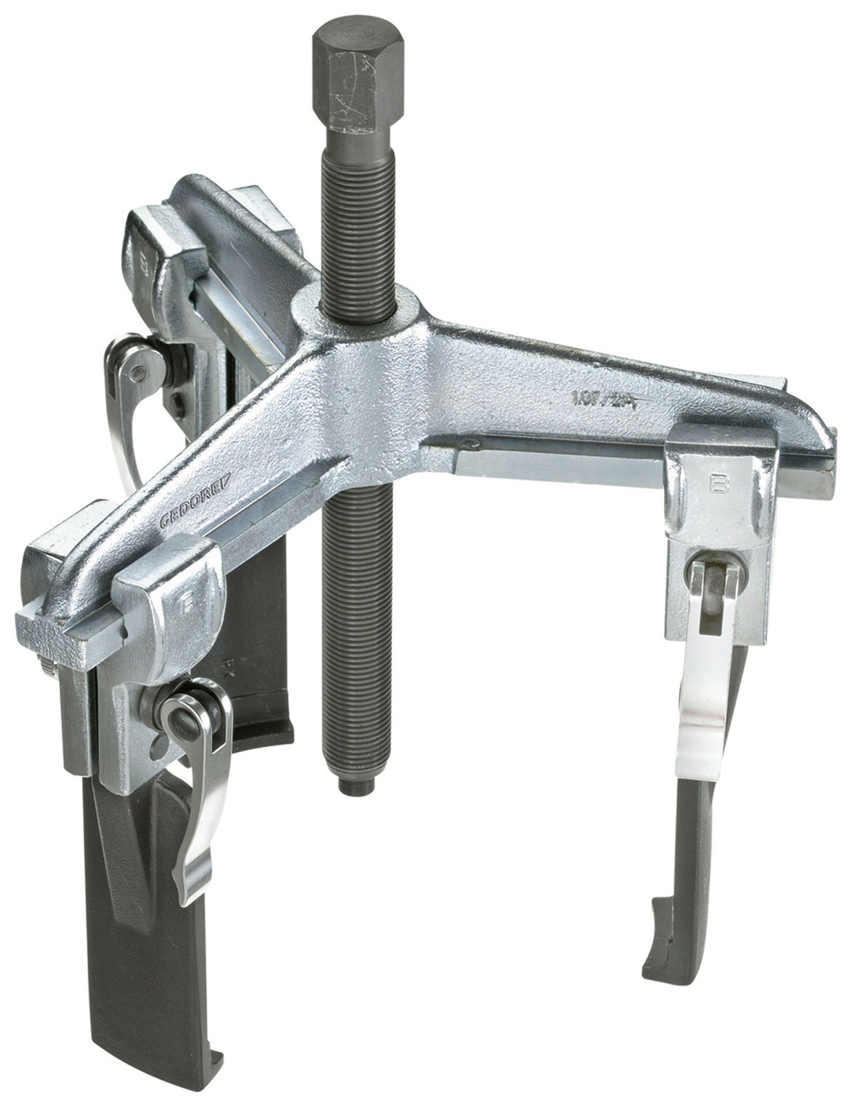 GEDORE 1.07/S1A-E Quick Release Puller 3-Arm with Slim Hook 90 x 100 mm