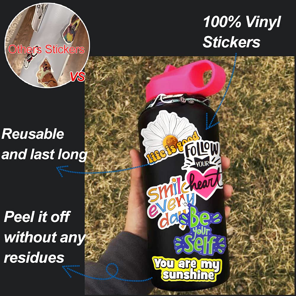 DETICKERS Gaming Stickers for Boys Kids Video Game Water Bottles 50 PCS Waterproof Vinyl Gifts for Boys Stickers