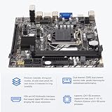 Pasamer H61M DDR3 Desktop PC Motherboard 100Mbps VGA Interface view 2