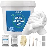Godora Hand Casting Kit for Couples, Captures Fingerprints and Fine Detail | Preserve fingerprints, wrinkles, and precious moments in a lasting hand sculpture for weddings, anniversaries, and couples