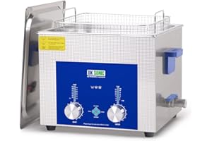 DK SONIC Ultrasonic Cleaner - Ultrasonic Carburetor Cleaner,Sonic Cleaner,Ultrasound Gun,Lab Tool,Carburetor,Engine Parts Cleaning Machine with Encoded Timer and Heater(3.96Gal-15L)