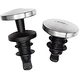 OXO SteeL Expanding Leakproof Wine Stopper, (2 Pack)
