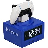 Paladone PlayStation DualSense Controller Alarm Clock with Night Light &ndash; Digital Gaming Clock for Kids, Teens, and Bedrooms &ndash; Official Licensed PlayStation Decor