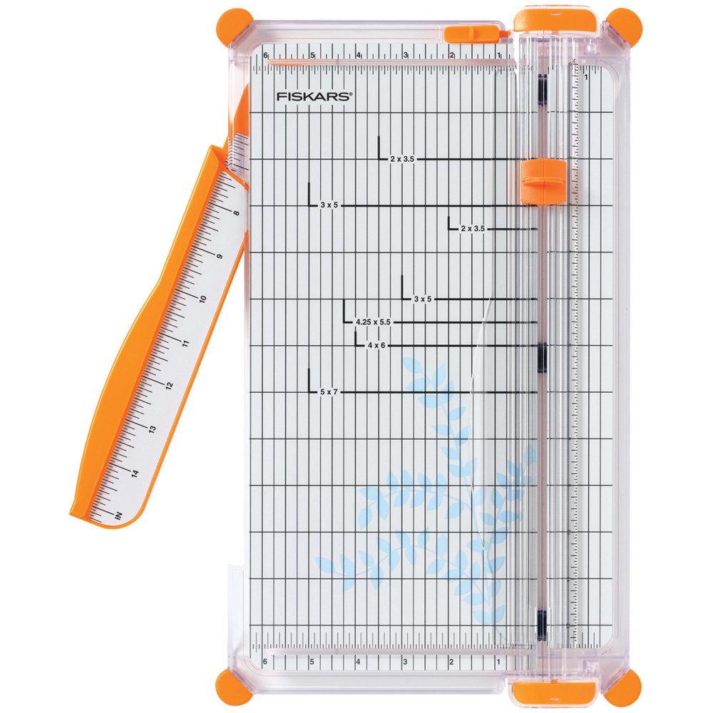 Fiskars 1524901004 SureCut Deluxe Craft Paper Trimmer, 12 Inch
