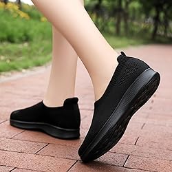 Touchmosees Women Air Cushion Slip-on Walking Shoes
