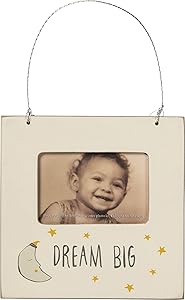 Primitives by Kathy Non-Toxic Painted Wood Mini Photo Frame, 4.5