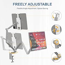 Tablet Stand Holder, Adjustable Foldable Tablet Arm