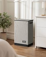 SOLEDI 90L Laundry Basket with Lid Collapsible Removable Inner Bag Grey view 7