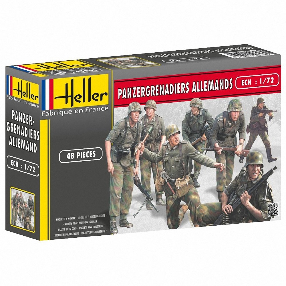 Heller 49606 "Panzergrenadiers Allemands Plastic Model Kit, 1:72 Scale