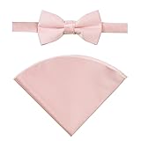 Spring Notion Boys' Satin Bow Tie and Handkerchief