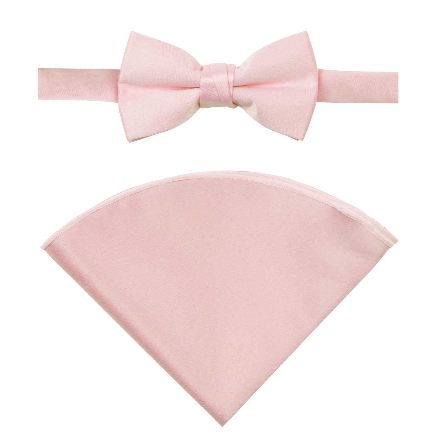 Spring Notion Boys' Satin Bow Tie and Handkerchief