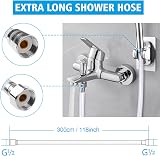 JatilEr 3m PVC Shower Hose Universal Replacement Extra Long Flexible Kink Leak view 2