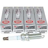 NGK 96024 ILKAR8H6 Iridium Spark Plug, Pack of 4 | Replaces 22401AA830 3457 FXE24HR11. 80k-100k mileage rated.