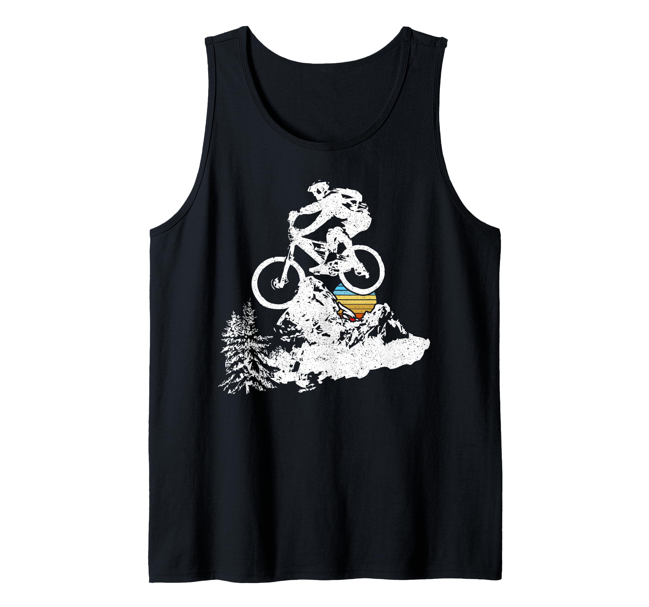 MTB Vintage Bike Fans Gift Boys Youth MTB Accessories Tank Top