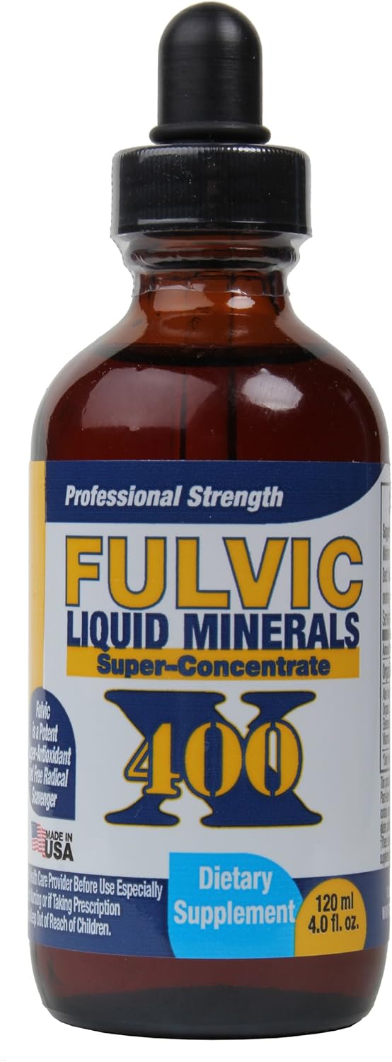 FULVIC Minerals Super Concentrate 400X 4 OZ