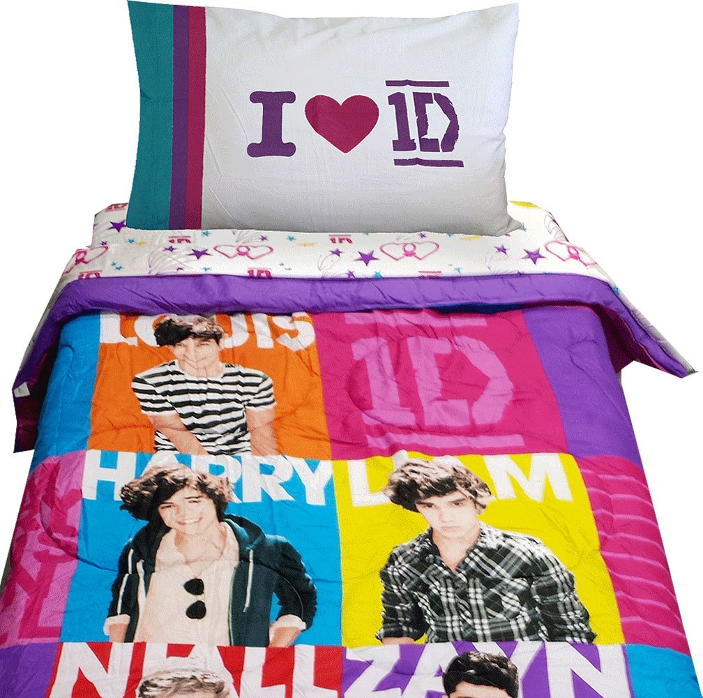 Galleon One Direction Twin Comforter And Sheet Set