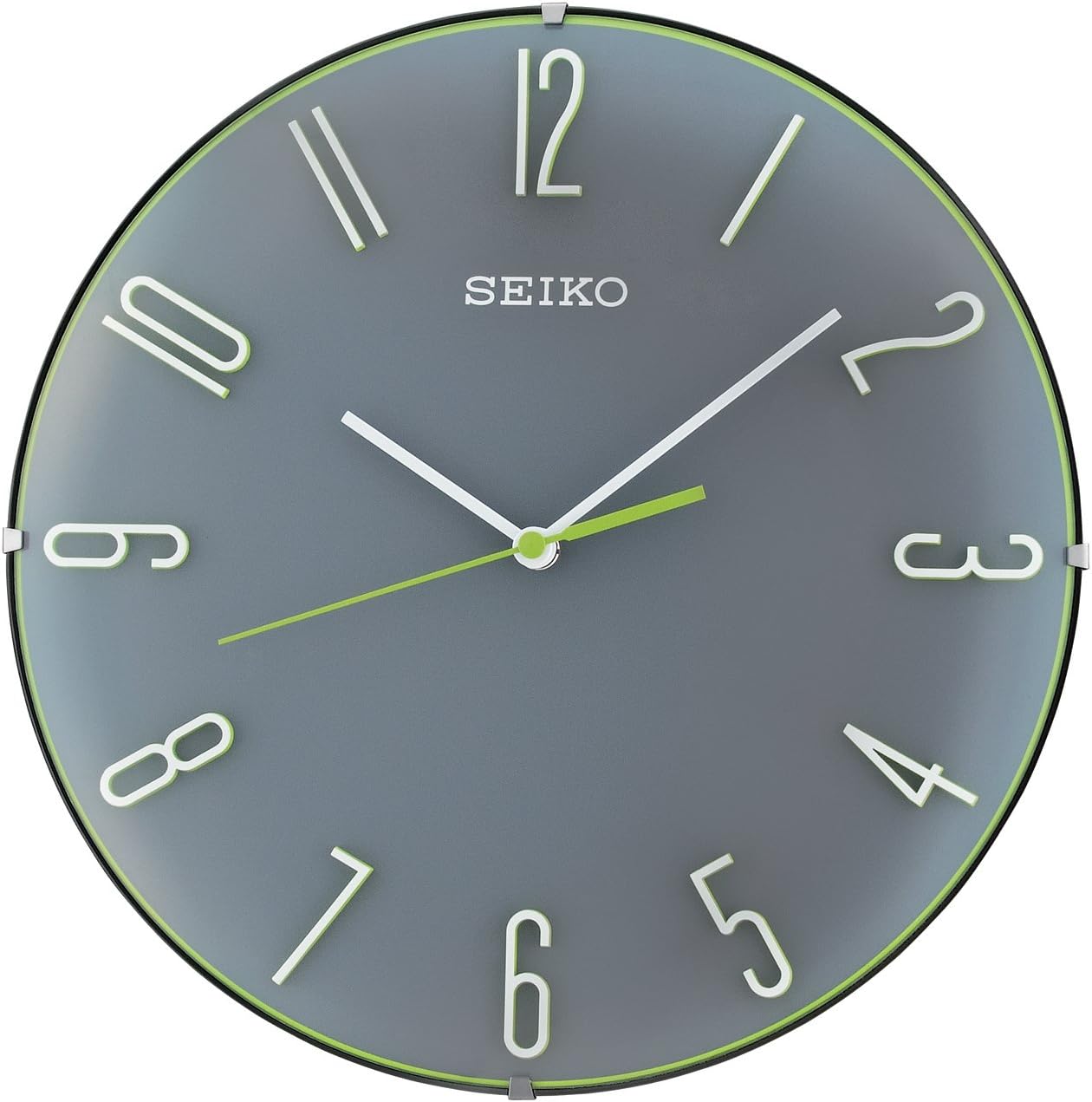 Seiko Unisex Wall Clock Plastic Grey QXA672N Amazon.co.uk Kitchen & Home