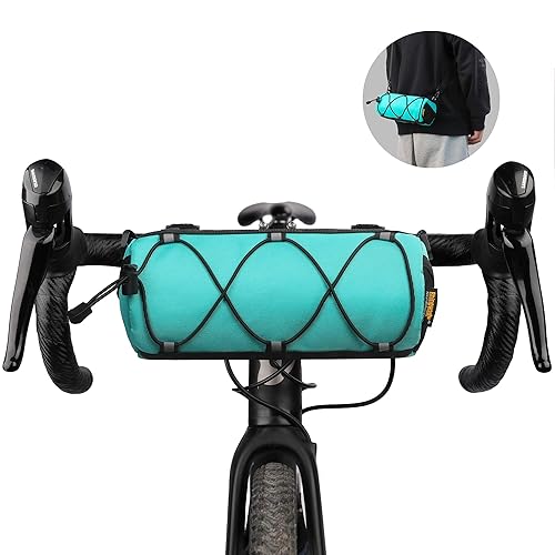 Rhinowalk Bike Handlebar Bag, Bicycle Front Bag Shoulder Bag