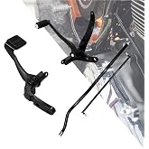 HDBUBALUS Motorcycle Forward Controls Pegs Levers Linkages Kit Set Fit for Harley Dyna Low Rider Fat Bob Street Bob Wide Glide FXDF 2006-2017