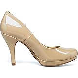 MARCOREPUBLICRome Memory Foam Cushion Womens Low Platform High Heels Comfort Pumps Shoes