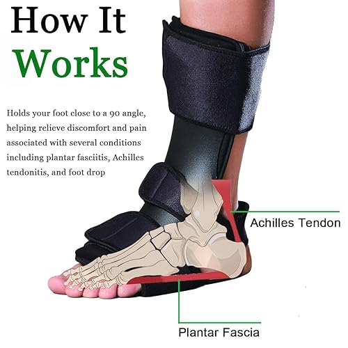 Orthomen Dorsal Night Splint for Plantar Fasciitis Pain Relief