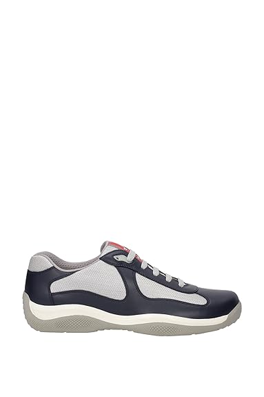 navy prada trainers