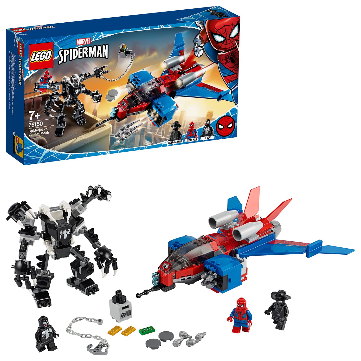 LEGO 76150 Super Heroes Spiderjet vs. Venom Mech