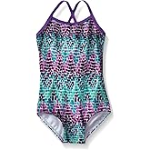 Kanu Surf Girls Layla Beach Sport Banded 1 Piece Swimsuit