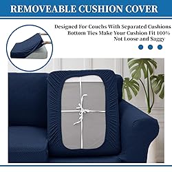 XINEAGE 2024 Newest 3 Pieces Couch Covers for 2