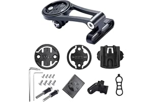 DGRYJHL Bike Computer Mount, Garmin Bike Mount for Garmin Edge 130 200 500 510 520 800 810 820 1000 1030, Wahoo Bike Computer Mount Compatible with Wahoo Elemnt,Bryton,Cateye & GoPro Full Range Action Cameras