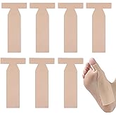 Turf Toe T-Straps - Adhesive Moleskin Splints for Big Toe Injuries, Foot Straighteners Brace for Women Men (7 pcs)