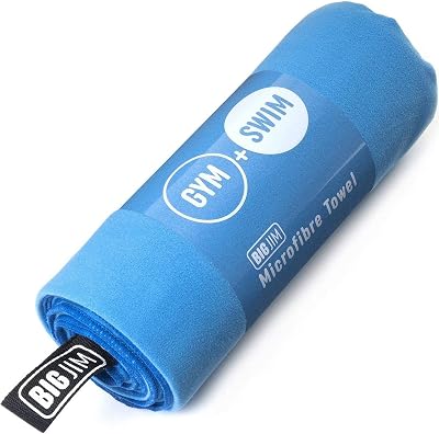 Big Jim Microfibre Towel Extra Large 180x90 cm Quick Dry Lightweight