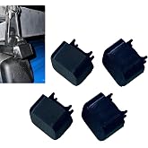 [4pack] Replacement End Cap Compatible with Thule Square Roof Bars &mdash; Black Plastic Bar End Protector/Thule Rack Finishing Cap