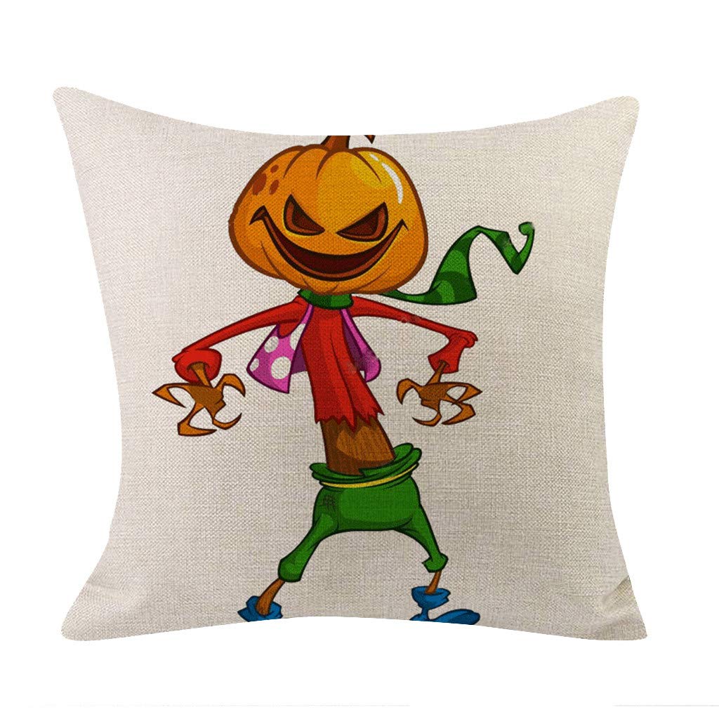 Amazon Com Sayolala Lumbar Pillow Halloween Pumpkin Sofa Bed Home