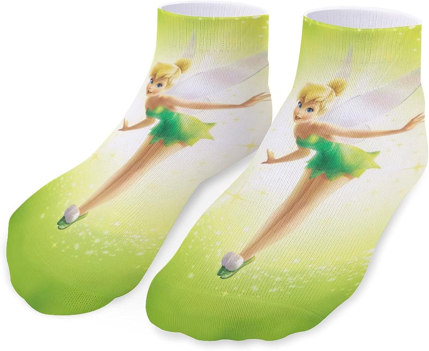 Amazon.com: Cartoon Tinker Bell Socks Men Women Casual Socks Boys&Girls