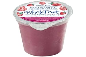 J AND J SNACK FOODS Whole Fruit Strawberry Pomegranate Premium Juice Cup, 4 Ounce -- 96 per case.