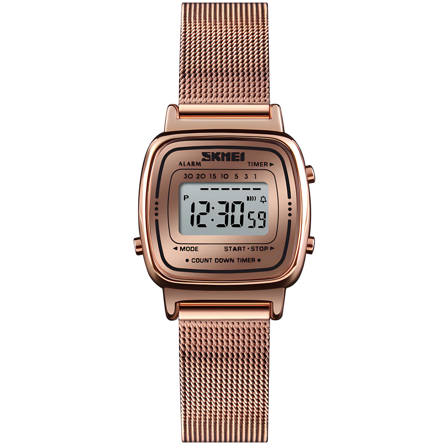 Women's Quartz Watches Ultra-Thin Gorgeous Simple Petite Wrist Watches Small Dial Mesh Steel Bracelet, Rose Gold, Digital,Quartz Watches