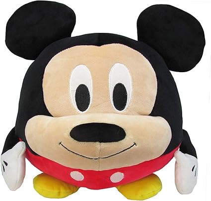 Amazon Com Cuddle Pal Disney Mickey Mouse Round Stuffed Animal