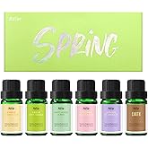 Spring Fragrance Oil Set- MitFlor Premium Essential Oils for Diffusers for Home, 10mlx6, Spring Floral Scents, Fragrance Oils for Candle Soap, Perfume and More, Ideal Fragrance Gift